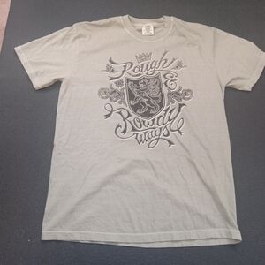 Bob Dylan Rough & Rowdy USA TOUR 2025 Light BEIGE Graphic Tee SZ  Large